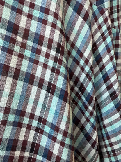 Sukienka maxi w kratkę