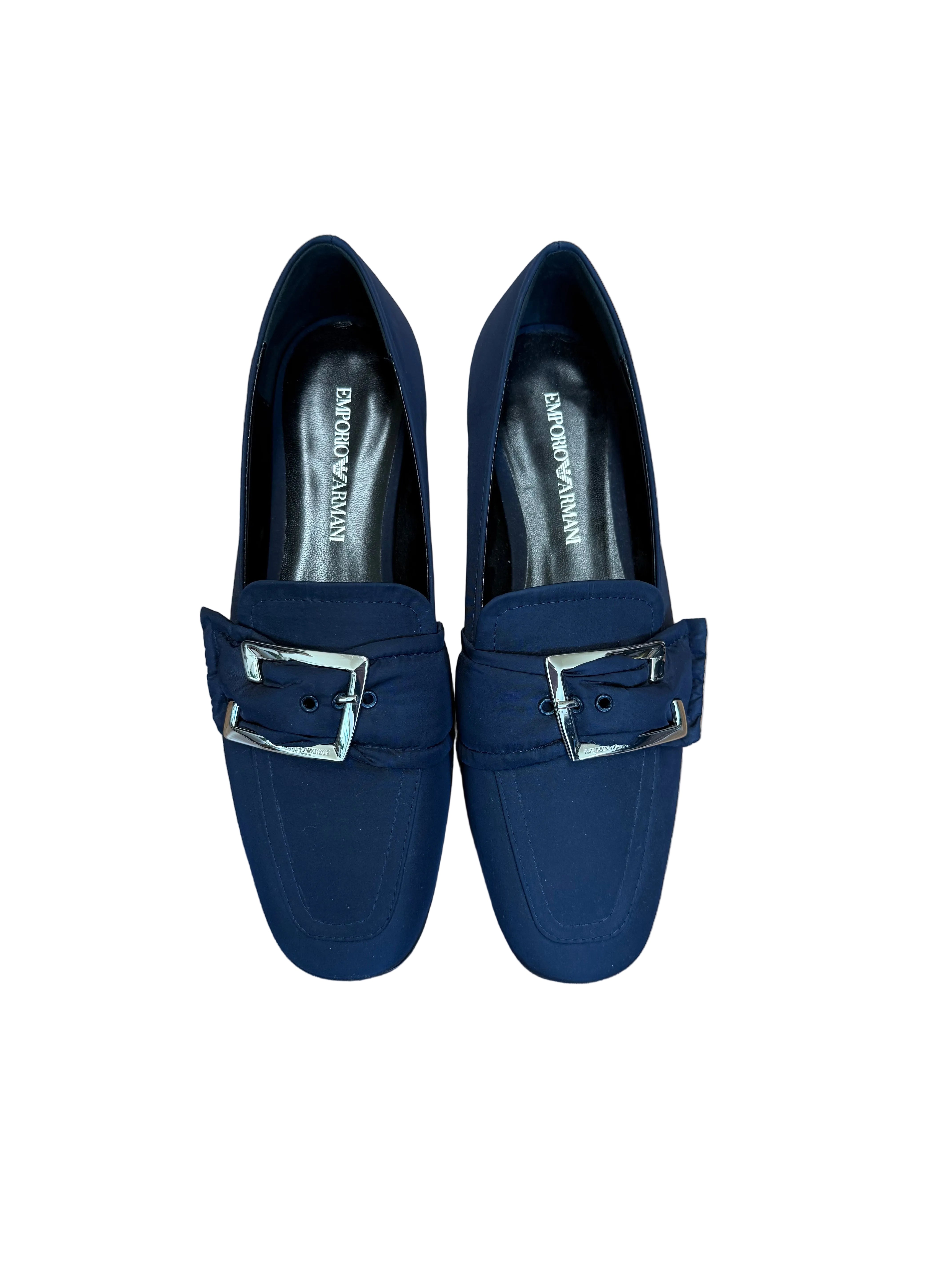 Mokasyny granatowe Emporio Armani 37