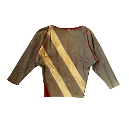 Vintage zamszowa bluzka