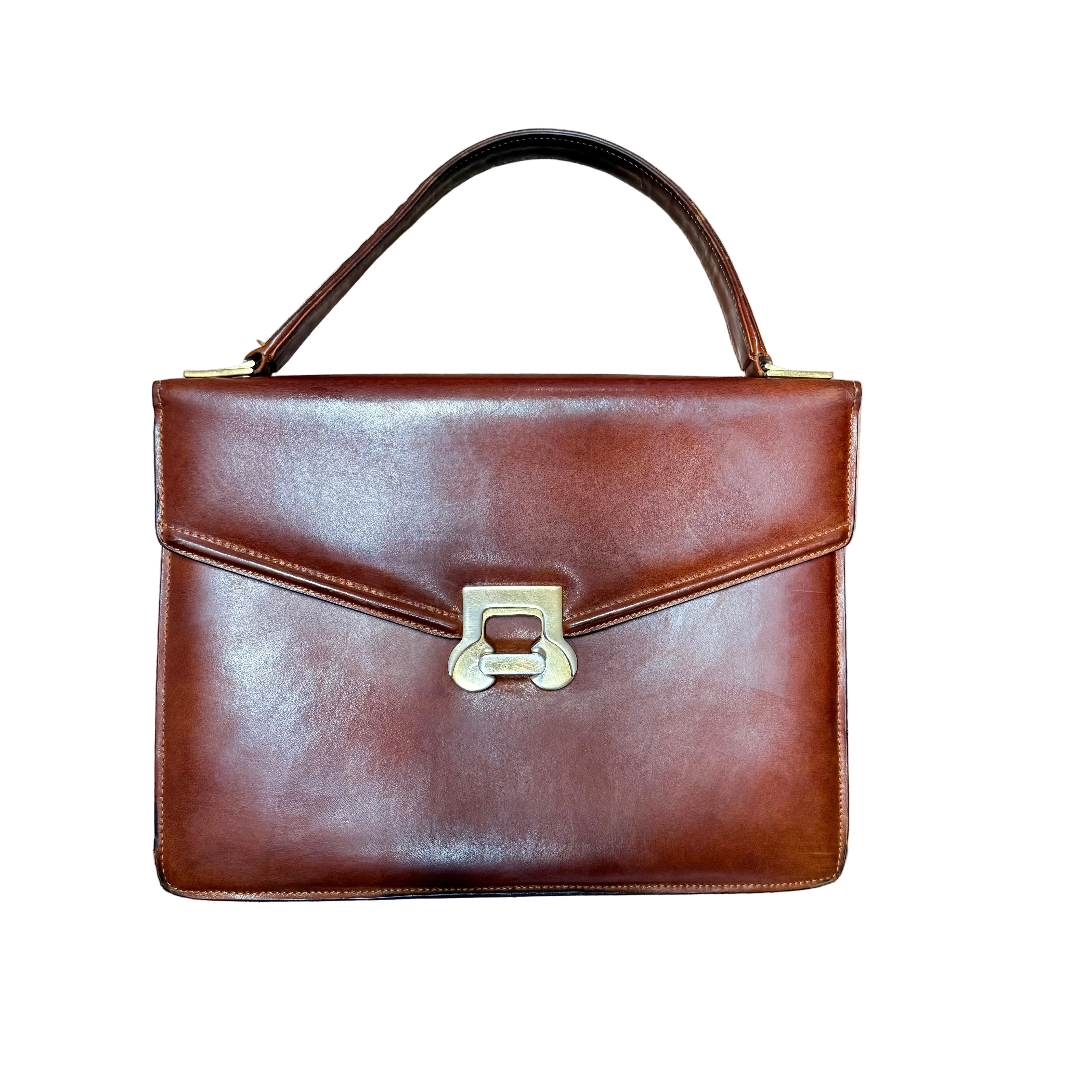 Torebka vintage skórzana aktówka