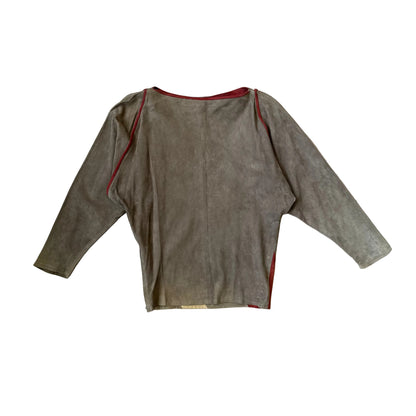 Vintage zamszowa bluzka