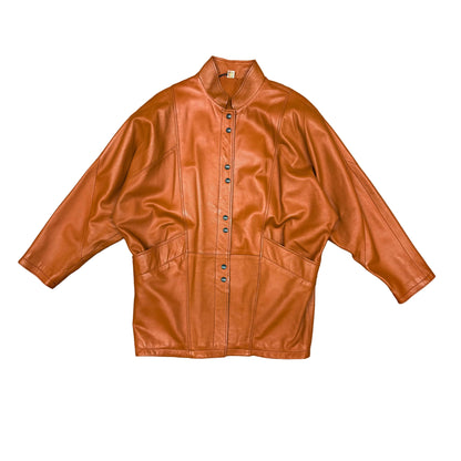 Kurtka skórzana karmelowa Vintage