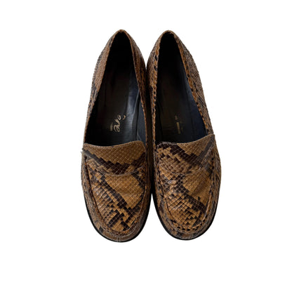 Vintage mokasyny ze skóry naturalnej 37