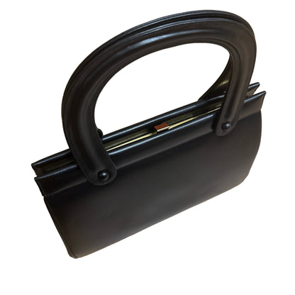 Vintage czarna torebka do ręki