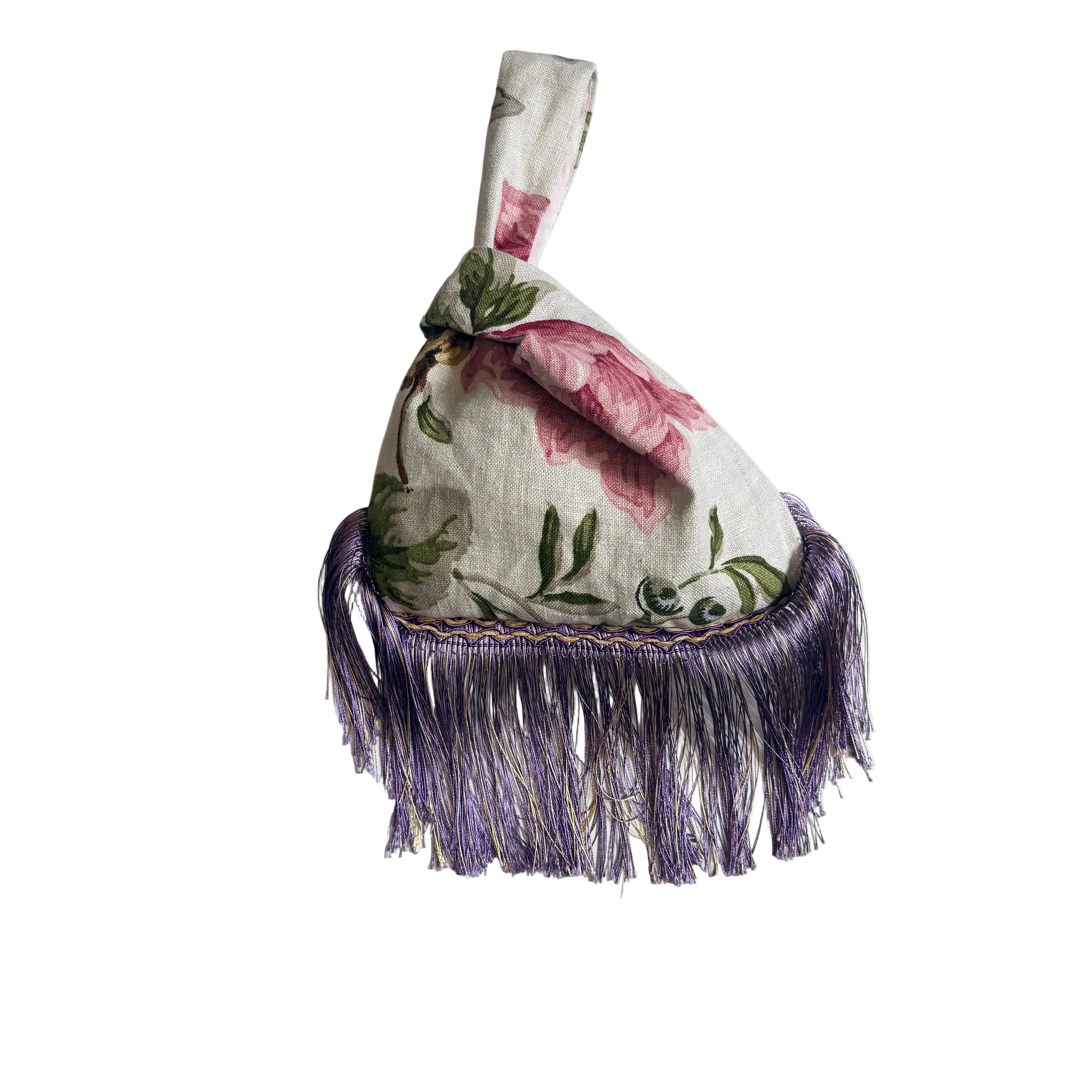 Torebka z frędzlami upcycling