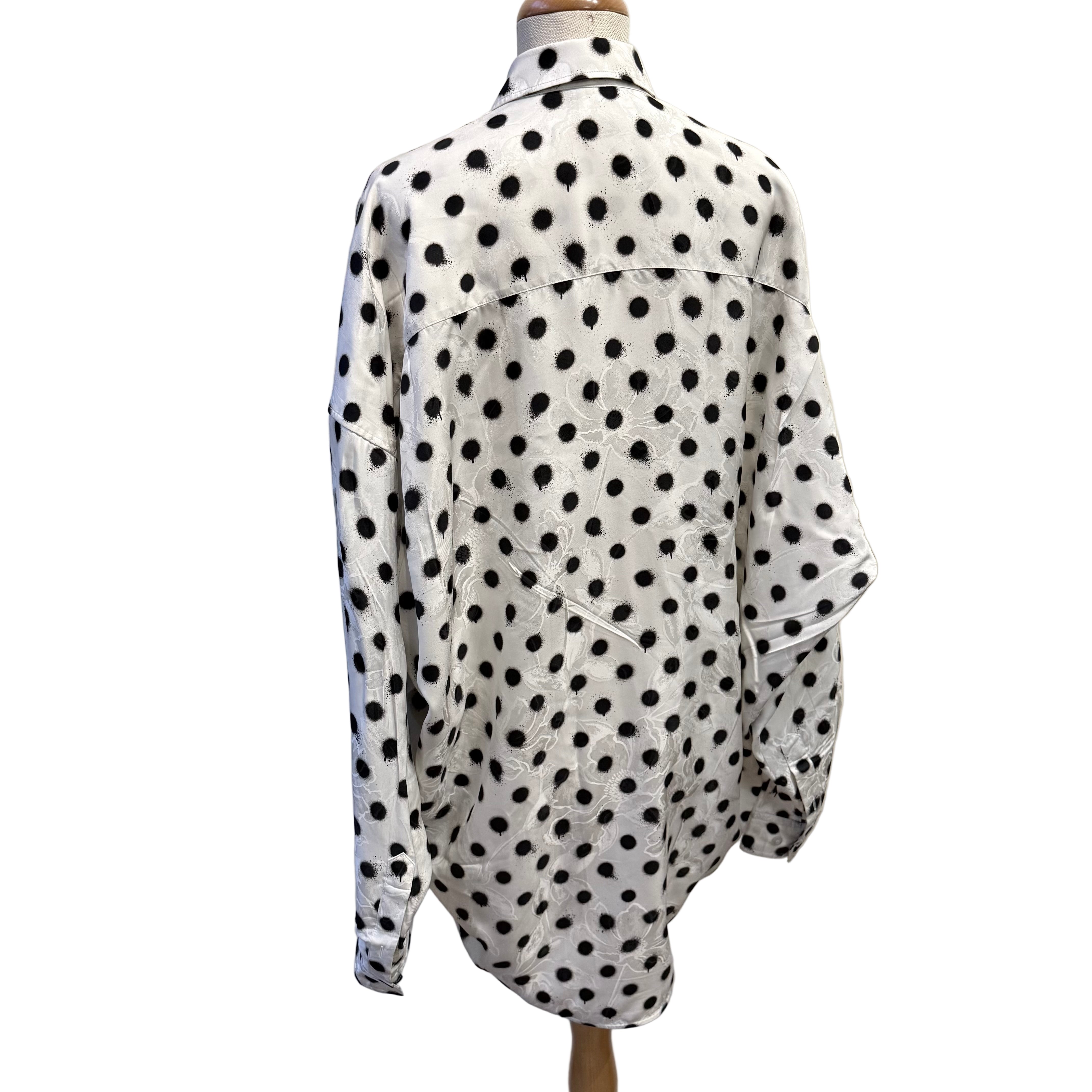 Unisexowa koszula Balenciaga w ciapki