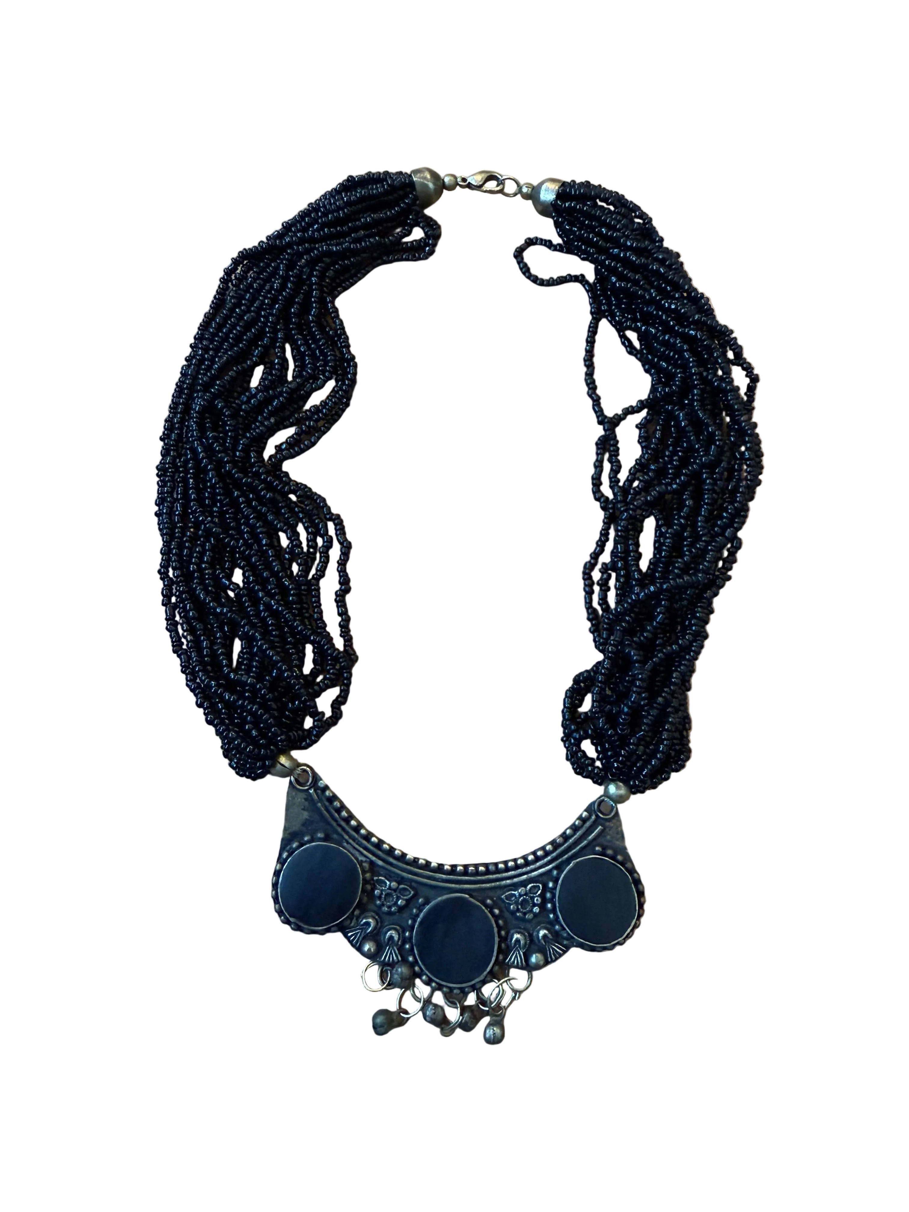 Boho kolia z koralików