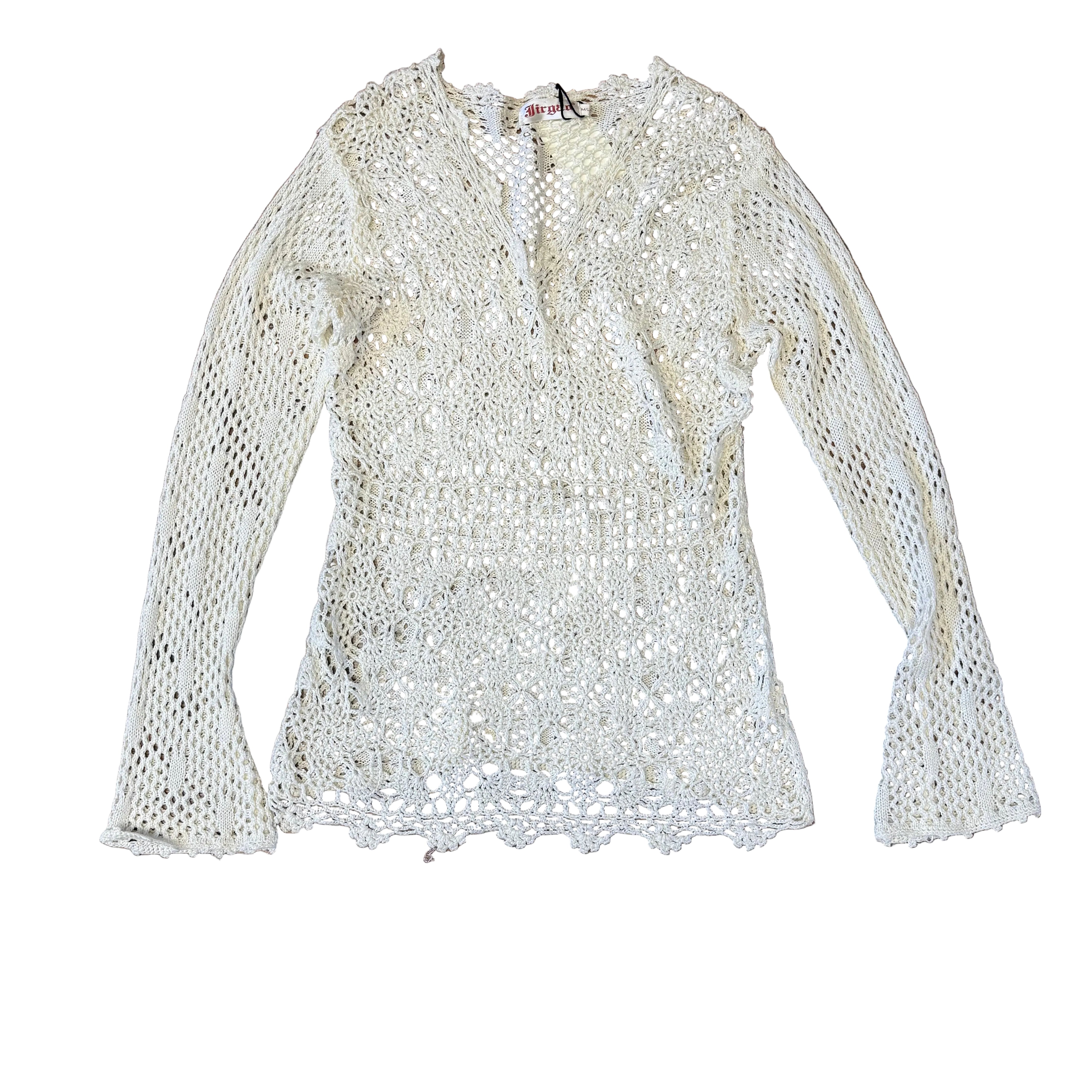 Ażurowa bluzka vintage