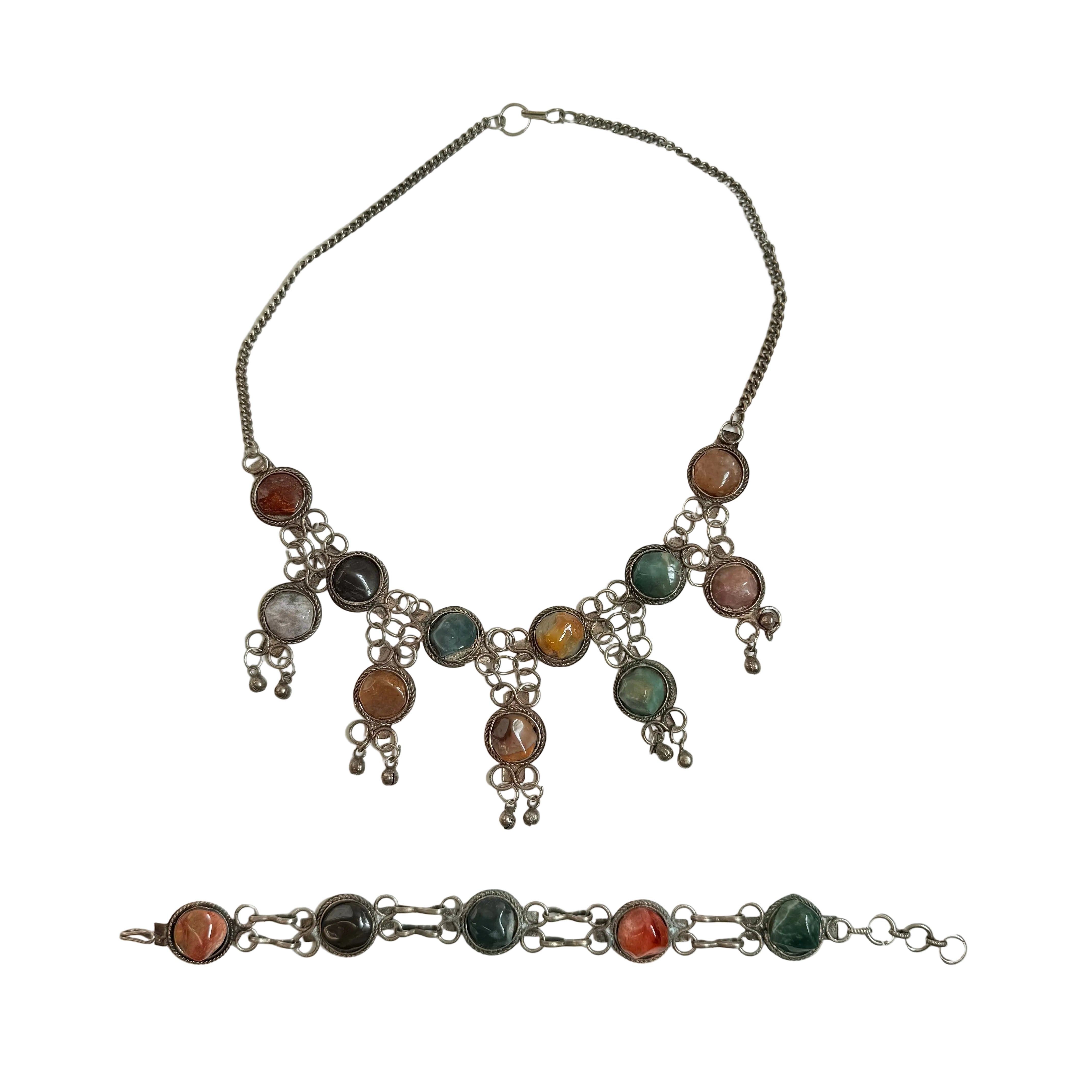 Vintage komplet kolia i bransoletka