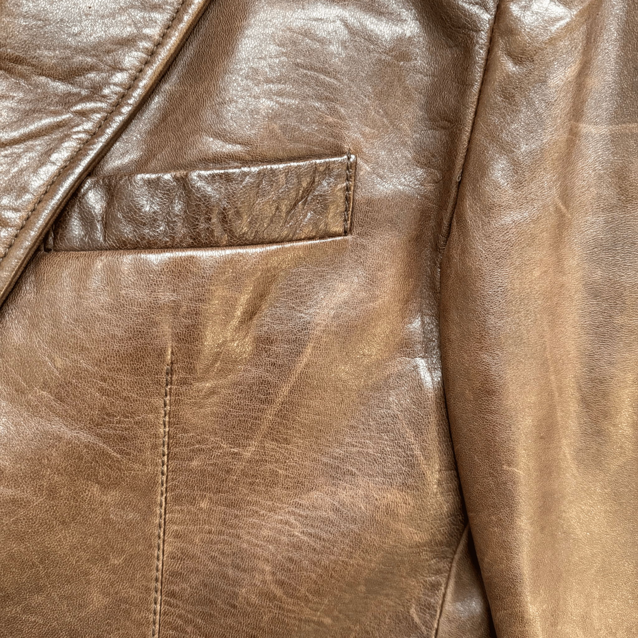 Kurtka ze skóry Massimo Dutti