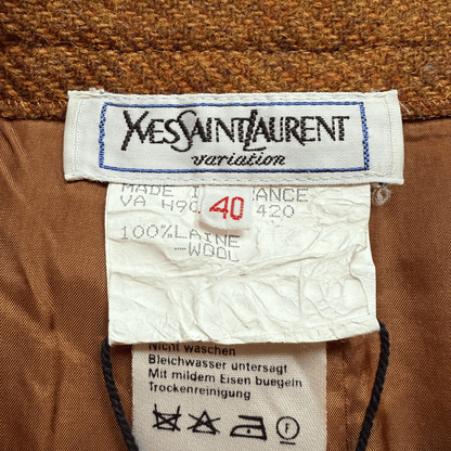 Wełniana spódnica YSL Vintage